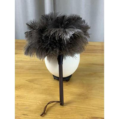 纯手工防静电除尘鸡毛掸子鸵鸟毛掸子家用桌面装饰室内打扫可水洗