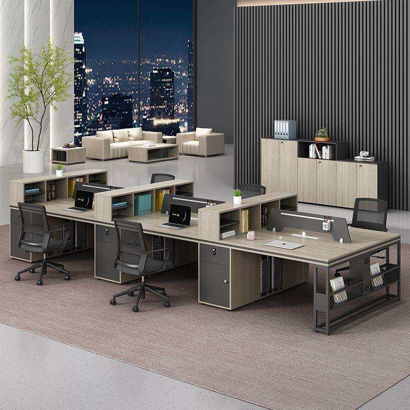 职室员办公桌合组1.2米1.椅4米小型员工位工作桌子108职员办公单