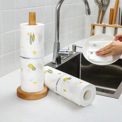 Printed Lazy Cloth, Disposable, No Lint, Oil-Repellent, Dual