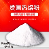 白墨烫画热熔粉纯度高耐水洗抖粉干净高端TPU柯式 烫画热熔胶粉