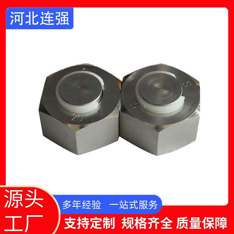 25*1寸 碳钢 挂母丝堵 1寸暖气堵头 暖气片紧固件 散热器配件
