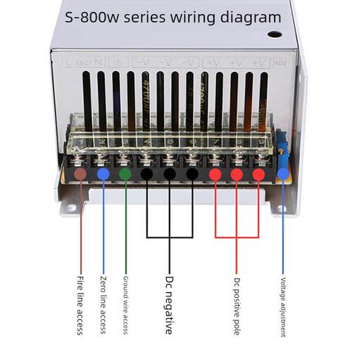 220V转70V80V90V100V110V130伏直流可调大功率800W雕刻机开关电源