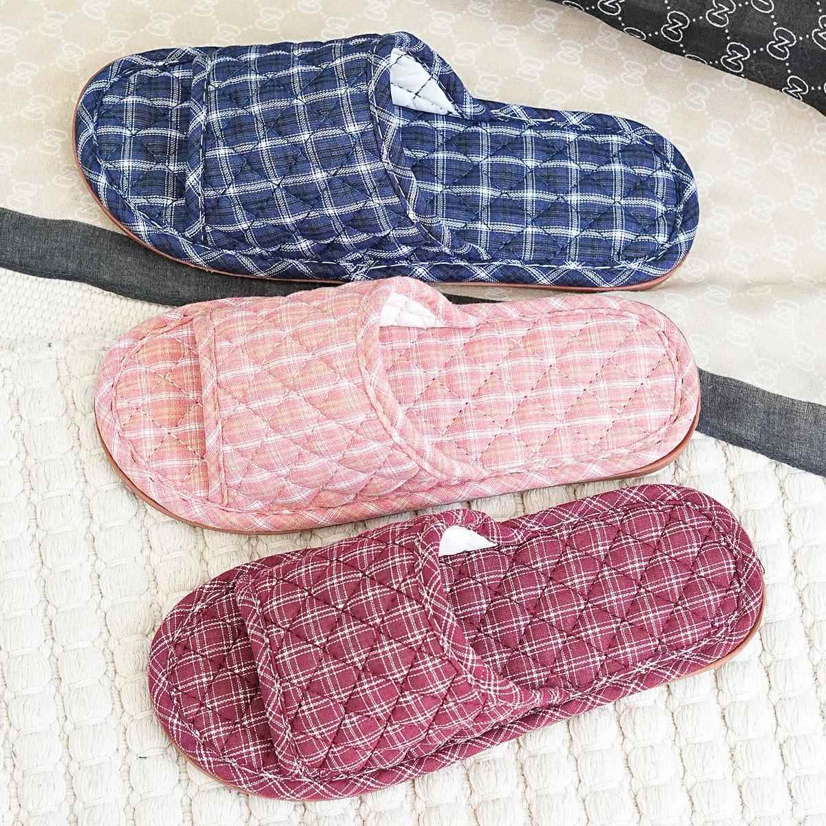 秋冬男士棉拖鞋百搭休闲拖鞋新款居家布艺室内家用软底地板1004c