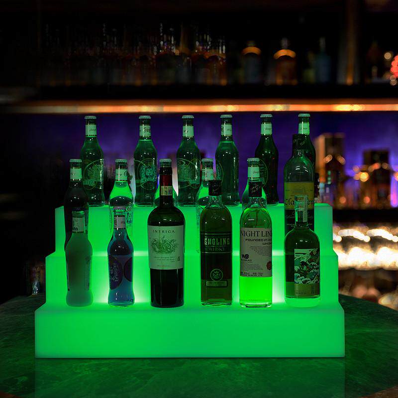 酒发光展示架创意置七彩酒吧鸡尾酒架ktv夜场调酒遥控红酒led架物