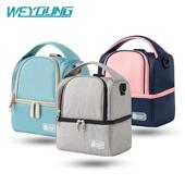 批发时尚 背奶包双层储奶包加厚奶瓶保温袋母乳保鲜冰包妈咪包