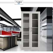 厂家供应加厚钢制文件柜开门资料柜办公玻璃档案文件柜铁皮储物柜