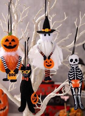 1pcs Halloween Hanging Pendant Pumpkin Black Cat Ghost Skull