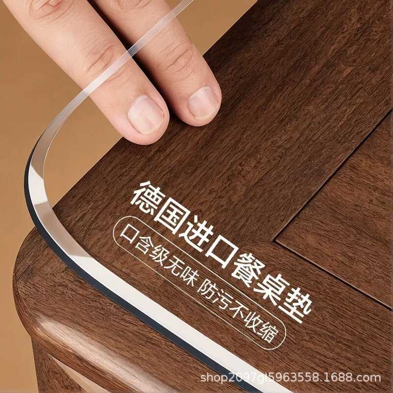 软玻璃透明餐桌垫pvc桌布防油免洗防水防烫茶几桌面垫塑料水晶板