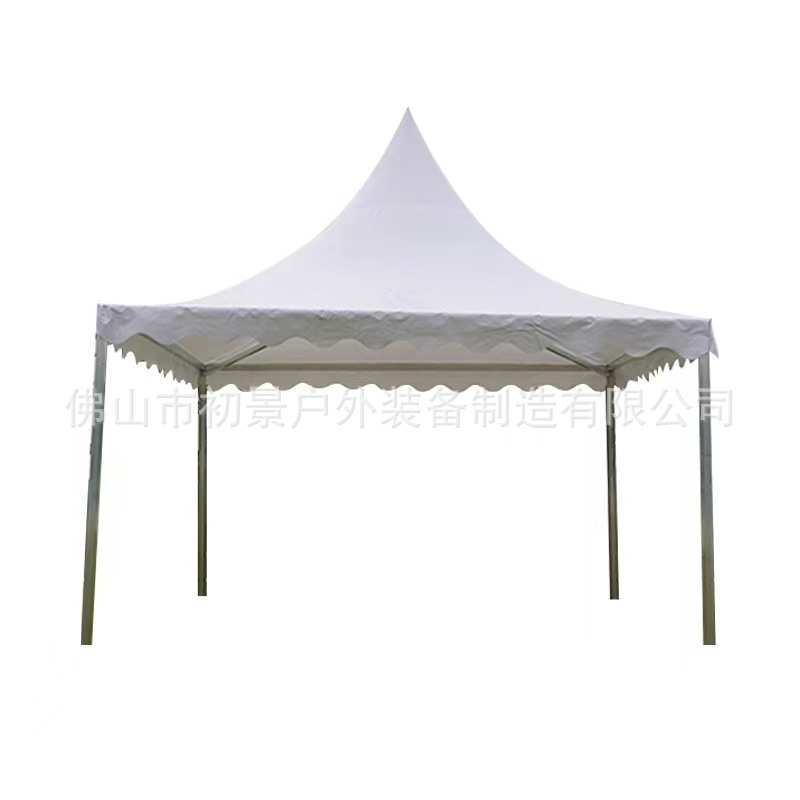 房帐篷展销帐蓬户外白色蓬遮阳型蓬尖顶锥防雨欧式活动展览广告