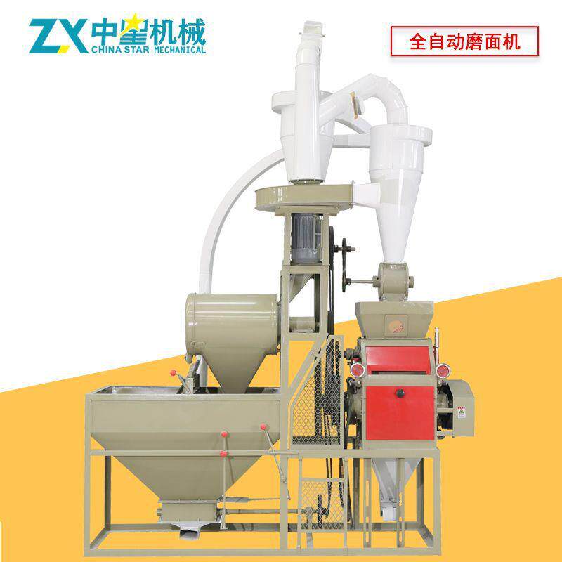 玉杂米脱动皮WYC磨面机小自麦动上料循环加工面粉机五谷粮自循环