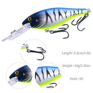 Fish Fake Floating Luya 10g Bronzing 9.9cm Mino Bait