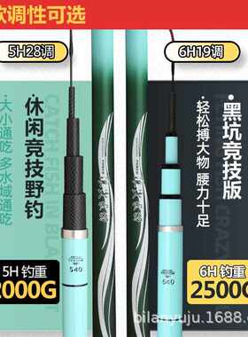 新款直销渔具高碳素进口碳纤维鱼竿台钓竿超轻超硬28调一九调钓竿