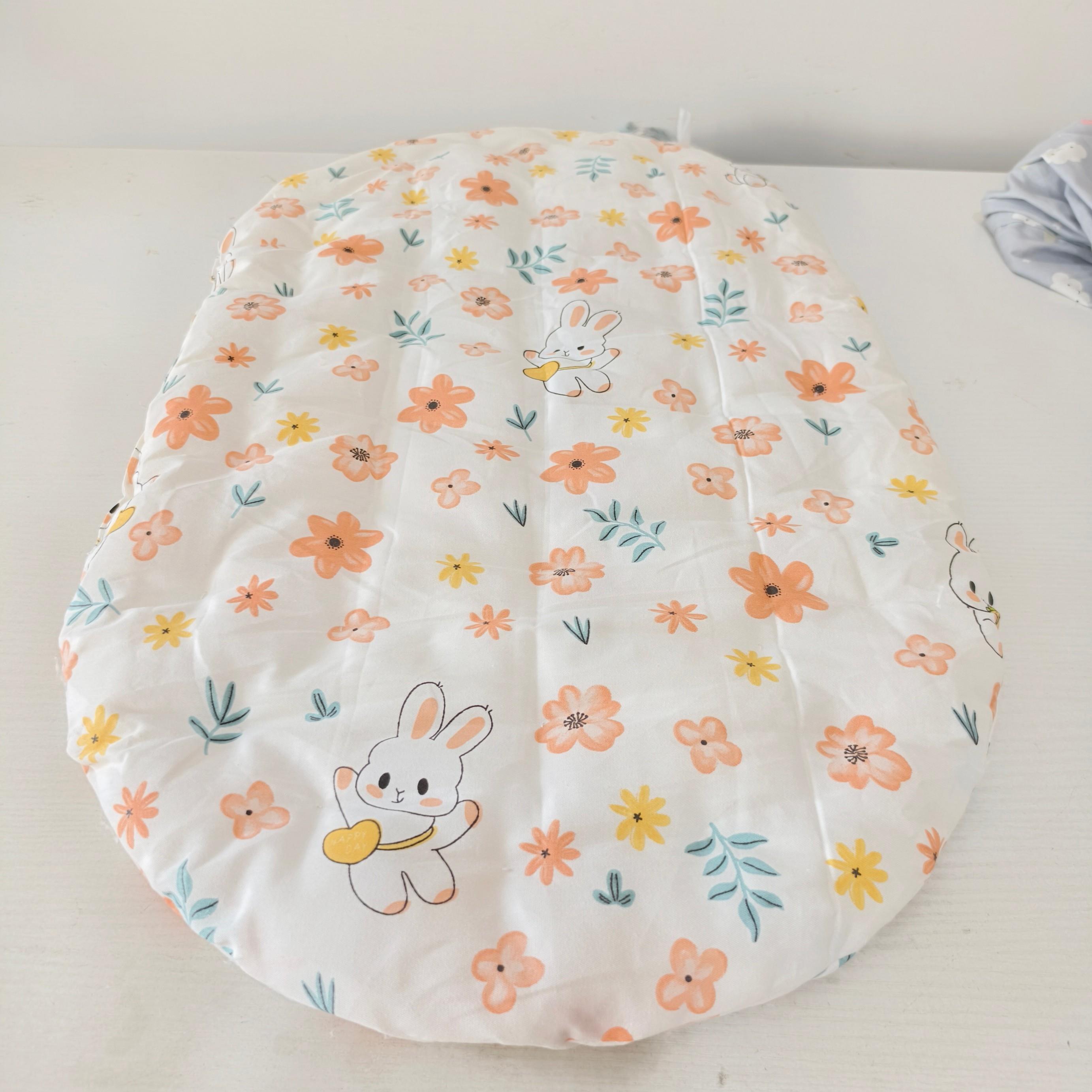 椭圆新生婴幼儿童床垫棉花被褥睡篮提篮摇篮摇窝垫子宝宝推车床垫