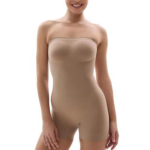 Strapless Shortie Bodysuit for Women Tummy Control Shapewear