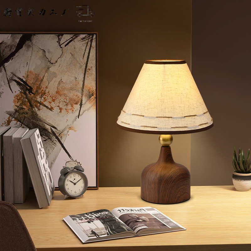 复古法式台灯可充电触摸式书桌卧室装饰床头氛围灯