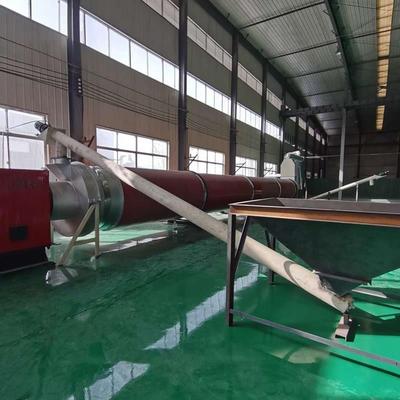 设计安装生化污泥含油污泥滚筒烘干设备现货氟化钙污泥烘干机