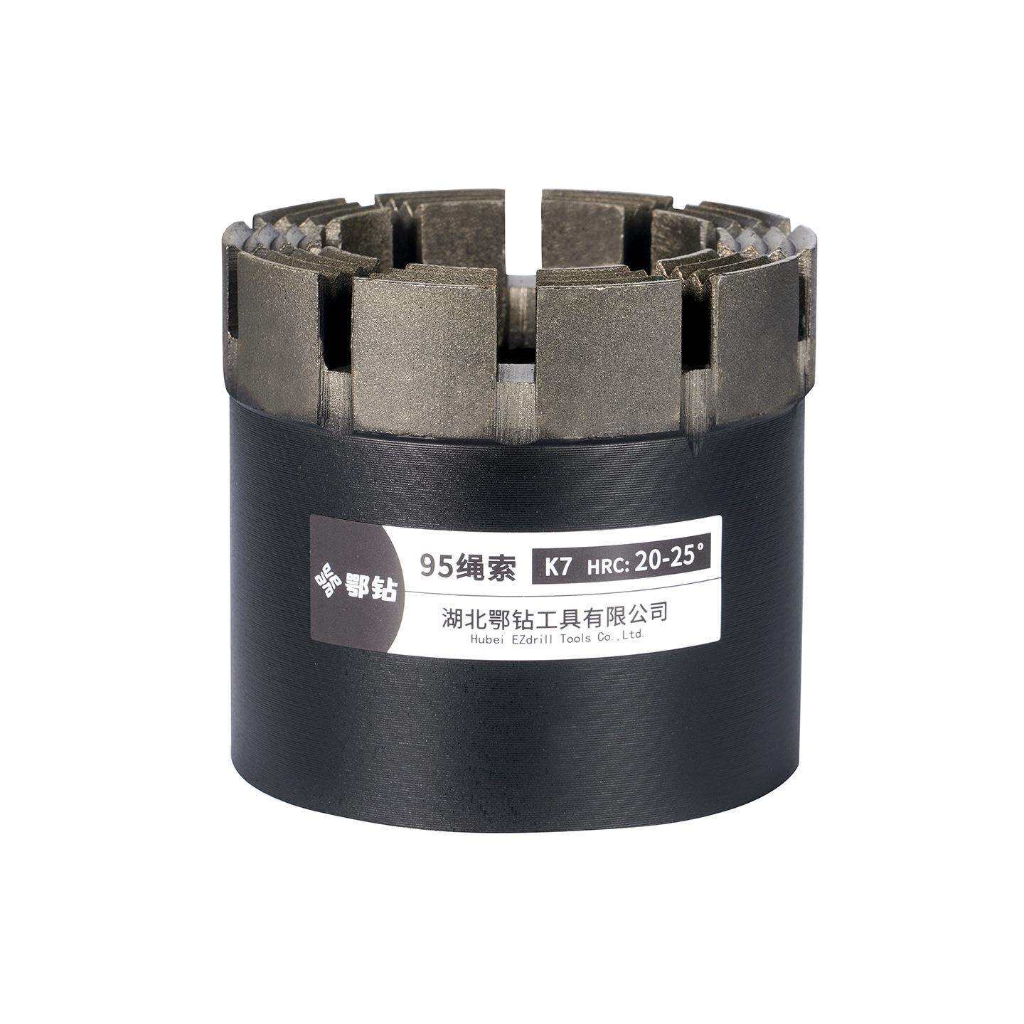 鄂钻S95绳索取芯钻头老地标新地标热压金刚石取芯钻头钻具高品质
