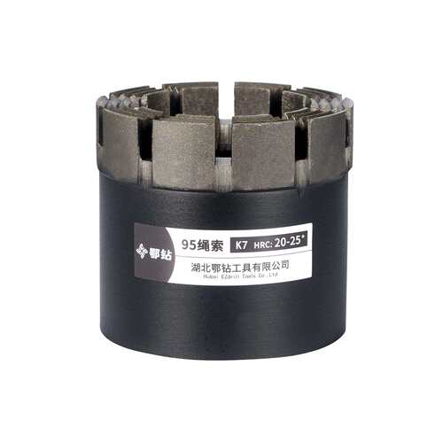 鄂钻S95绳索取芯钻头老地标新地标热压金刚石取芯钻头钻具高品质