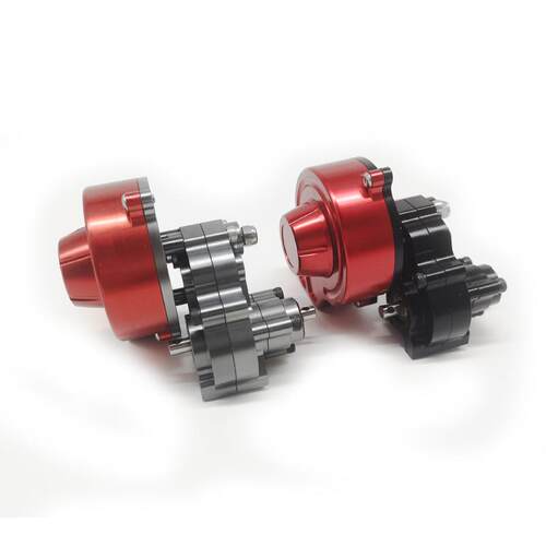 axial 1:10 SCX10攀爬车金属反传中波箱密封金属总钢齿轮反传波箱