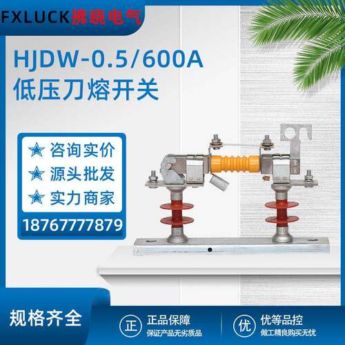 HJDW1(2/3/6)-0.5kv/400/600/800/1000A户外低压隔离刀熔开关500V