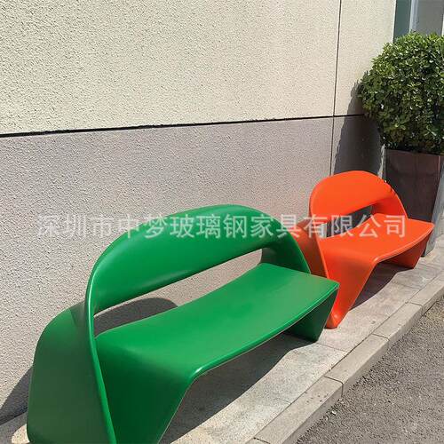 商场座椅创意异息形青蛙座ZRY休凳椅玻璃钢闲户外景观公共休等候