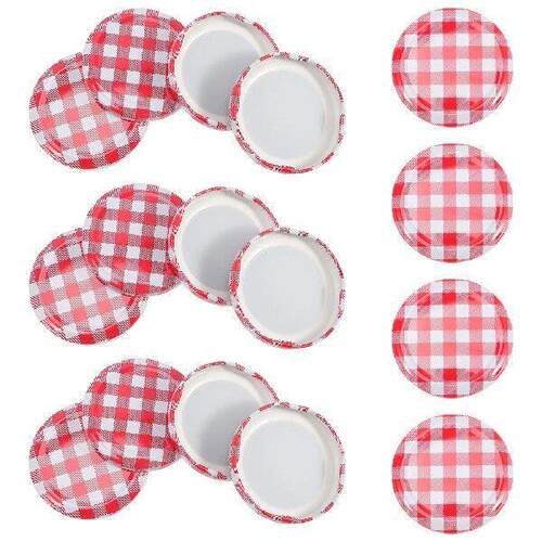 40Pcs Lids Jar Mason Canning Mouth Covers Jars Jam Wide Lid