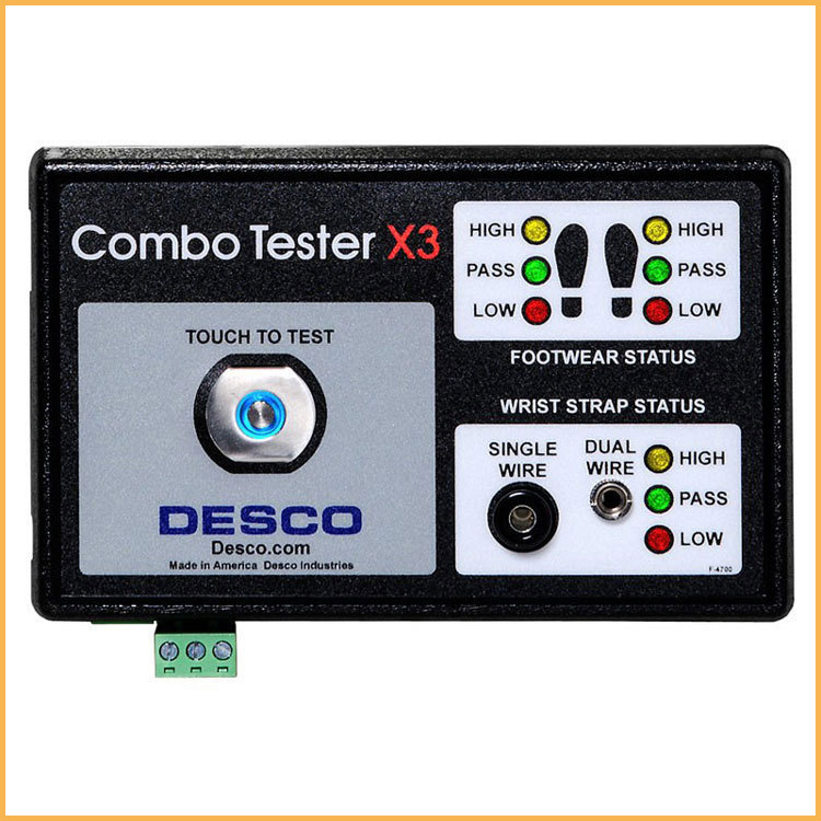 美国 19275手腕带工鞋静电接地综合测试仪 3