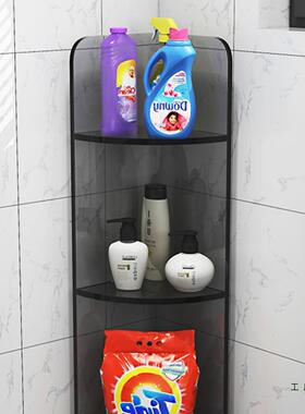 客厅转角柜三角墙角间柜浴室物架亚克F97SS55M力落地多层置洗手厕