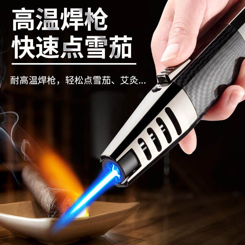易天焊枪蓝焰喷火打火机金属直冲防风户外烧烤厨房烘焙高温喷火枪