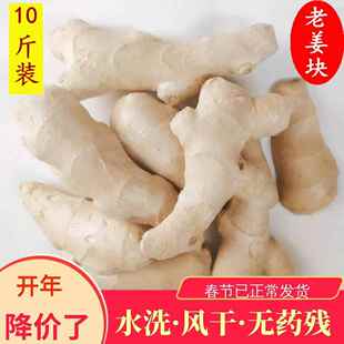 特惠10斤山东安丘大姜生姜新鲜黄姜老姜母低价包邮风干小姜块
