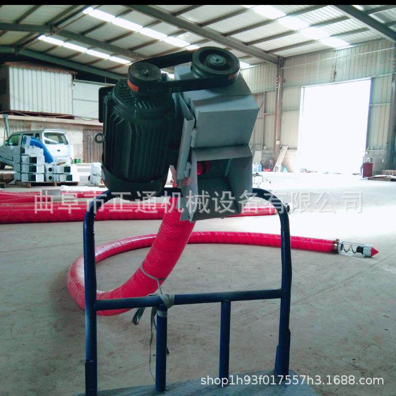 水泥粉末上料机 建筑工地输送物料便捷 螺旋软管吸粮机吸沙机