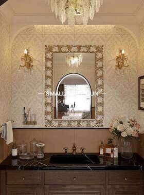 法式焦糖卫生间艺术瓷砖400x1200奶油风花砖浴室厨房墙砖厕所地砖