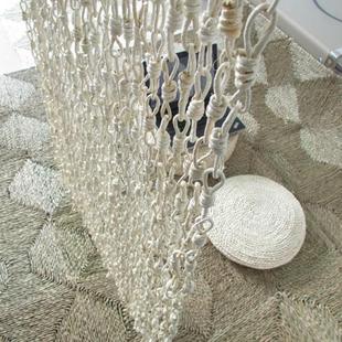 草编门帘隔断幼儿园手工装饰墙壁田园室内挂帘藤编装修草绳窗帘子