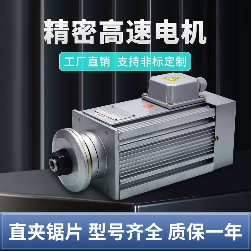 广东天洋夹锯片主轴电机1.5/2.2/3.0KW2800转木工板材低速锯切