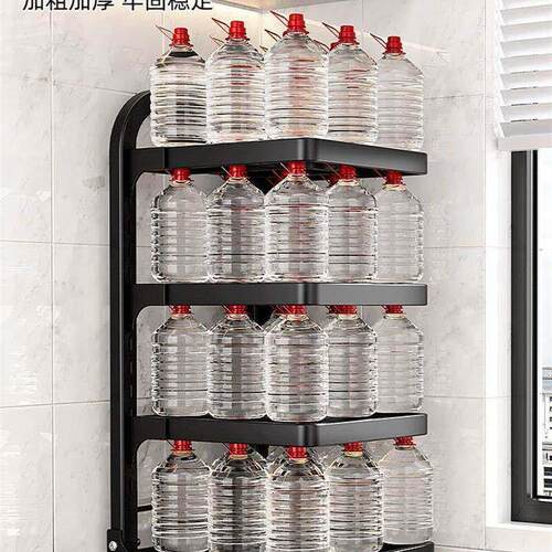 kitchen accessories Multi-layer pot storage rack Layering in