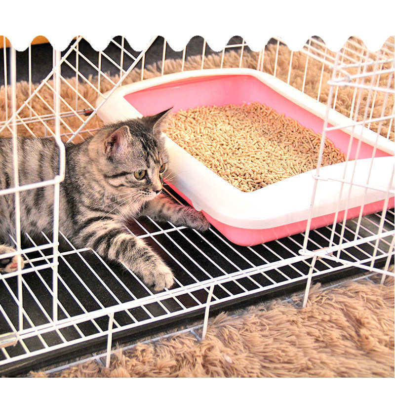 家用猫咪笼室内双层猫别墅小型猫笼子三层四层铁丝大码猫笼宠物笼