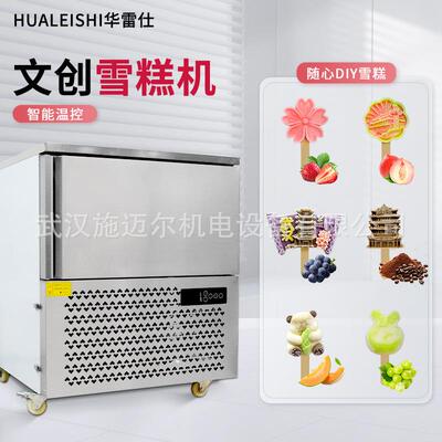 华雷仕文创雪糕速冻柜商用冰淇淋箱大容量风冷冻柜自吸水盘-40度
