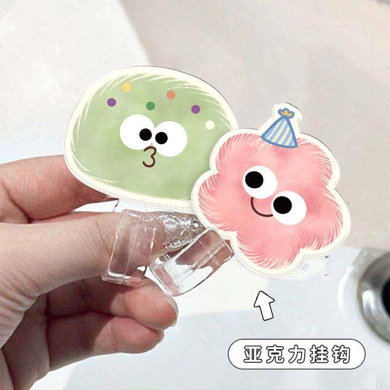小怪兽可爱强力承重置物架免打孔亚克力粘钩墙上浴室毛巾挂钩收纳