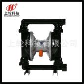 不锈钢隔膜泵气动铸铁油漆泵QBY 25污水泥浆泵工程塑料气动水泵