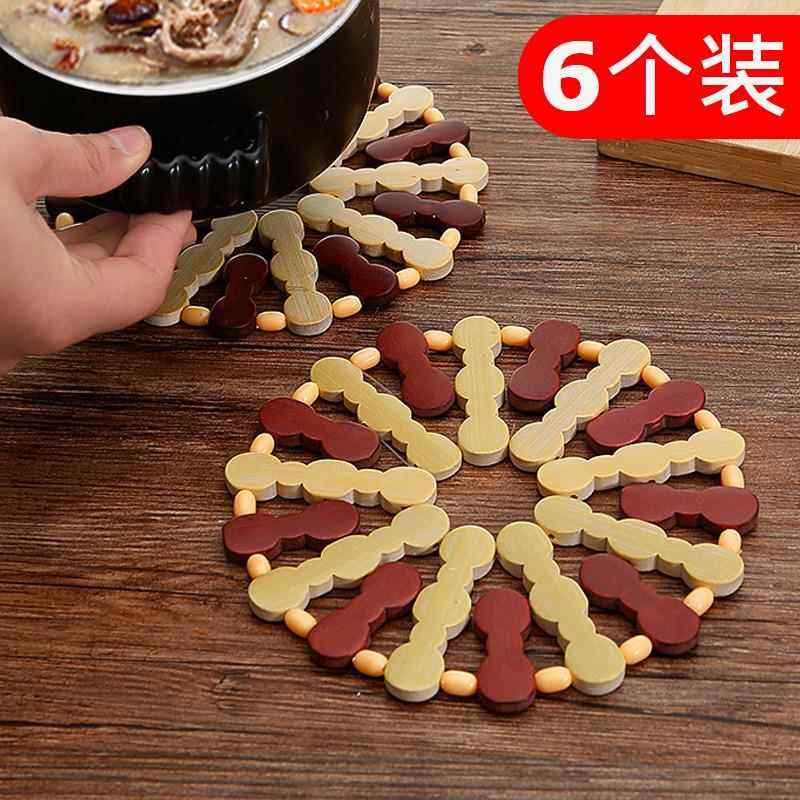 碗垫子隔热垫家用竹制防烫耐热砂锅垫餐桌垫菜垫茶杯垫盘子垫餐垫,餐饮具,餐垫,淘宝优惠券,粉丝福利购,淘宝优惠卷