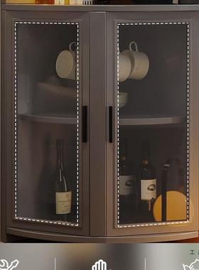 墙边转落角柜客厅地边子角柜靠墙置物架三角拐角收XMX纳柜家用形