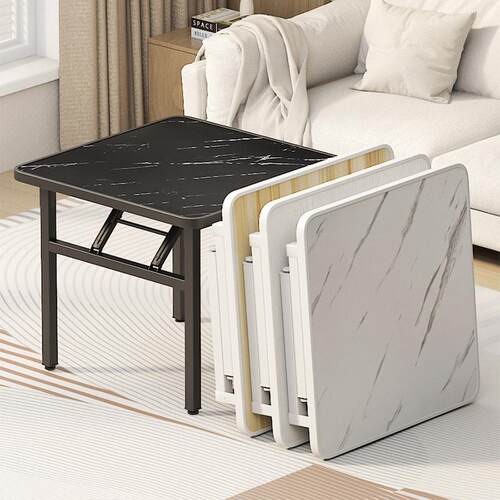 Foldable dining table, simple and practical for home use, su