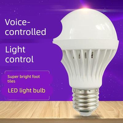 led声控灯楼道声光控灯泡e27螺口感应家用过道走廊阳台LED球泡