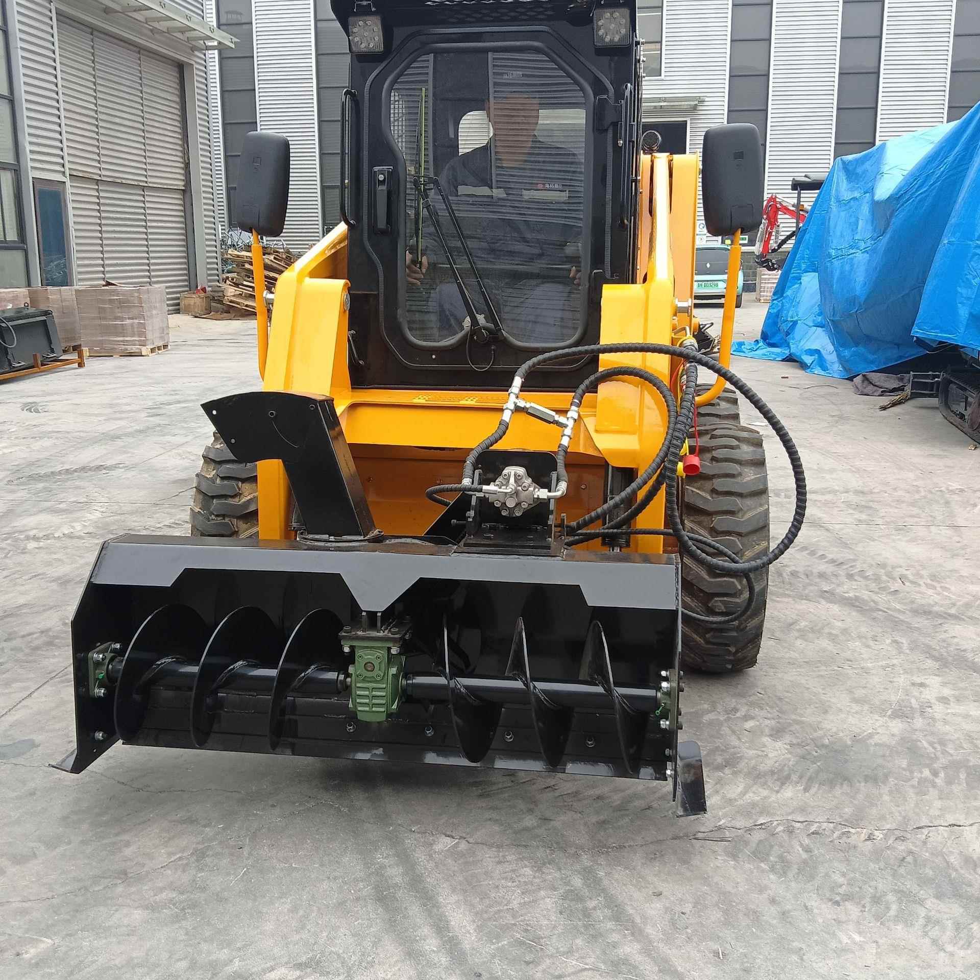 源头厂家大型滑移装载机属具 轮式装载机配件吹雪机绿篱机拾荒机