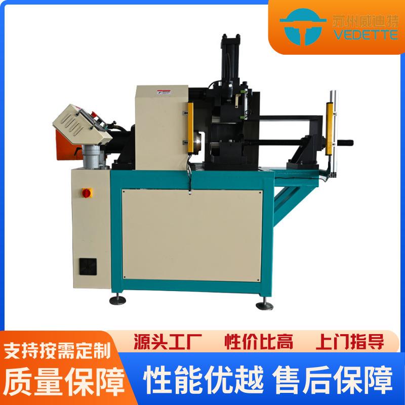 全自动铜管法兰翻边机数控伺服定位管端成型设备冲压翻边管材加工