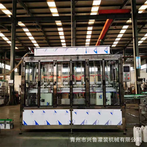 全自动灌装流水线酱油醋液体定量灌装机定制多头味极鲜灌装机设备