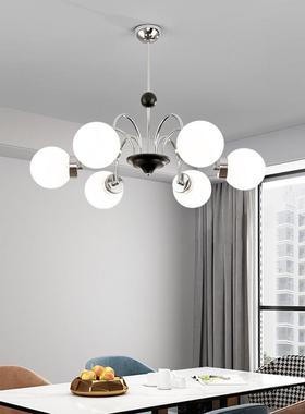 法客厅中古吊灯CEA现代简约全光谱魔豆璃灯室式餐厅书房卧玻吊灯