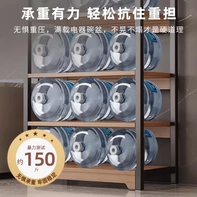 厨房多功能置物架落地多层微波炉锅具收纳架家用简易货架杂物架子