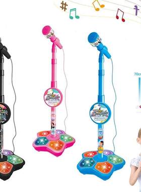 Kids Microphone with Stand Karaoke Song Music Instrument Toy