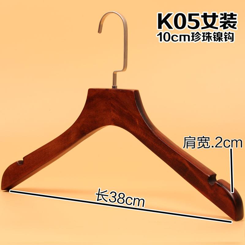 高档服装人店木木衣架成男女儿童复古实质衣挂衣撑防滑家用木衣架
